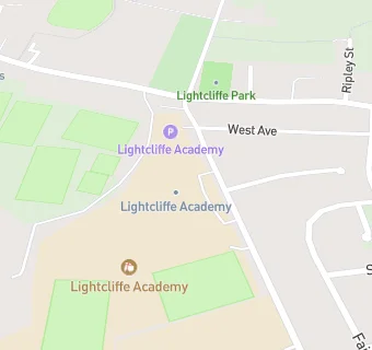 map for Hipperholme and Lightcliffe High School and Sports College