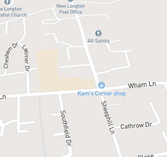 map for New Longton All Saints CofE Primary School