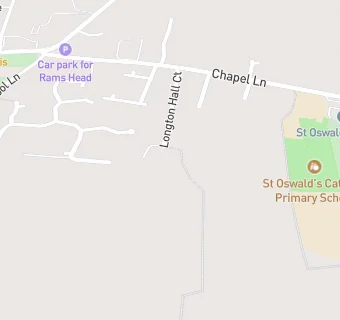 map for St Oswald's Catholic Primary School, Longton