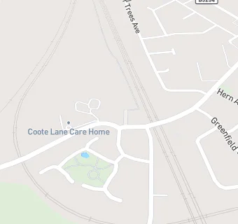 map for Coote Lane Care Home