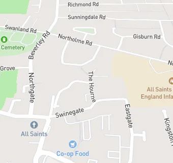 map for Hessle and Anlaby Food Bank