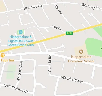 map for Lightcliffe Preparatory School