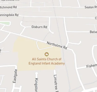 map for All Saints CE Junior School