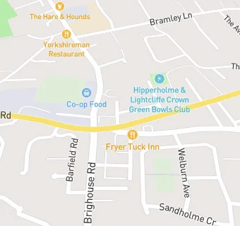 map for Anisa's Indian Takeaway