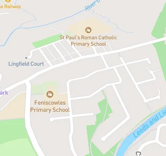 map for Feniscowles Infant School