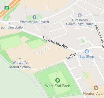 map for Whitcliffe Mount School