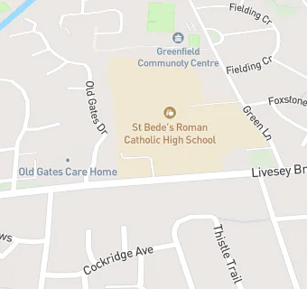 map for St Bedes High School