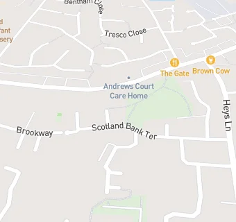 map for St Andrew's Church of England Primary School