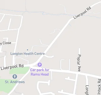 map for Longton Health Centre