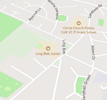 map for Ling Bob Nursery School