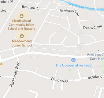 map for Co-Op (formerly Livesey Service Station)