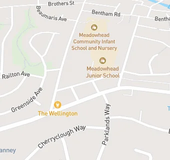 map for Meadowhead Junior School