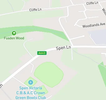 map for Spen Victoria Cricket Bowling And Athletic Club