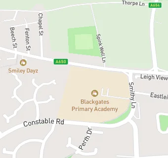 map for Blackgates Primary School