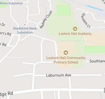 map for LCCS At Lostock Hall Cp School