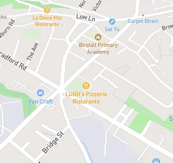 map for Luigis Ristorante