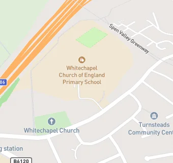 map for Whitechapel Middle School