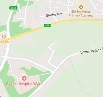 map for Lower Wyke Community Lunch