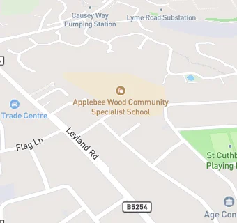 map for Lancashire Catering (Applebee Wood)