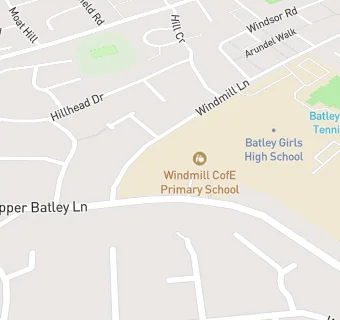 map for Brownhill St Saviour's Church of England Voluntary Controlled Junior School