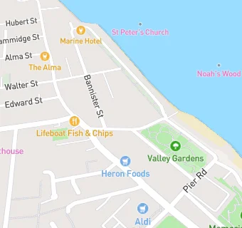 map for Seasiders Restaurant