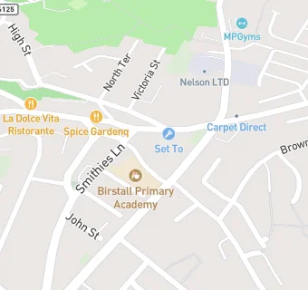 map for Birstall Methodist Church