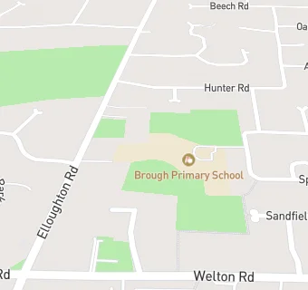 map for Brough Primary School