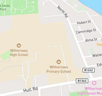 map for Withernsea Junior School