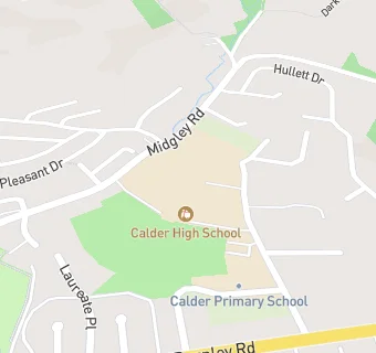 map for The Calder Learning Trust