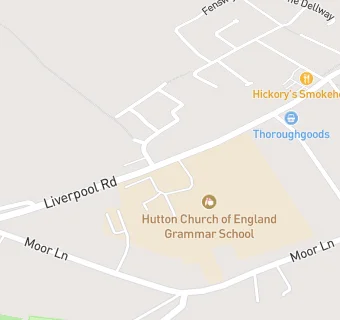 map for Hutton Grammar School