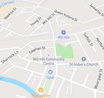 map for The Old Mill Hill Chippy