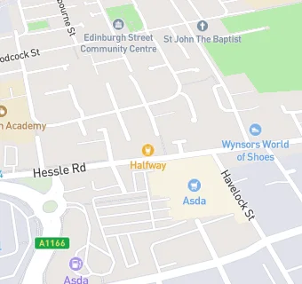 map for Half Way Public House