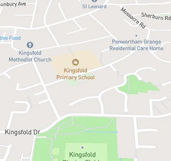 map for Dolce Ltd At Kingsfold Primary School