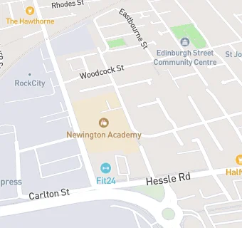 map for Newington Academy