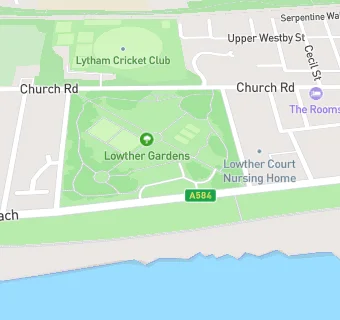 map for Lowther Pavilion