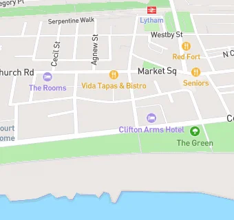 map for Clifton Arms Hotel