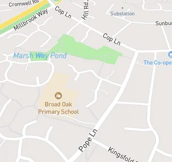 map for Kingsfold Medical Centre