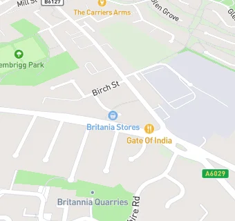 map for Britania Stores