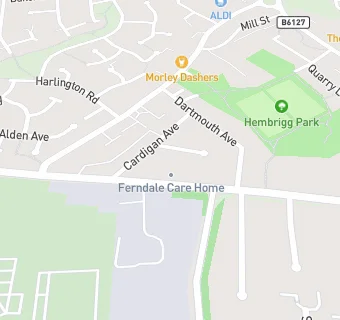 map for Ferndale Care Home