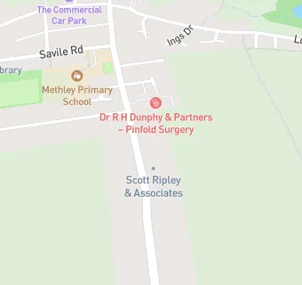 map for  Pinfold Surgery