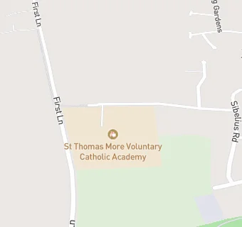 map for St Thomas More RC Primary School