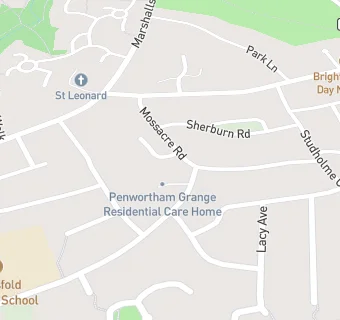 map for Penwortham Grange and Lodge