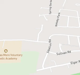 map for St Thomas More R.C Primary Sch