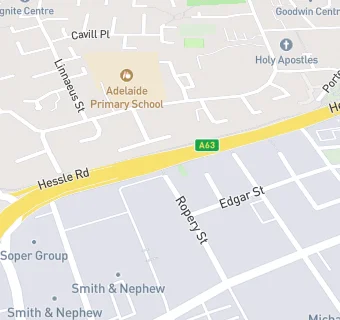 map for Alexandra Hotel