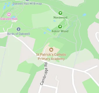 map for St Patricks Catholic Primary Academy