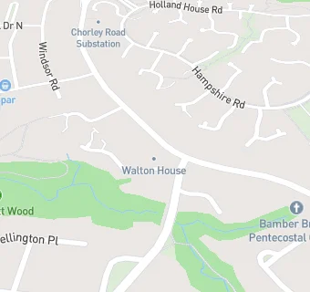 map for Walton House Nursing Home