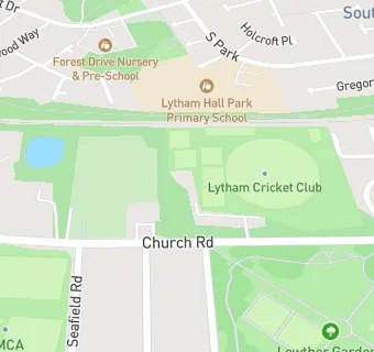 map for Lytham Cricket Club