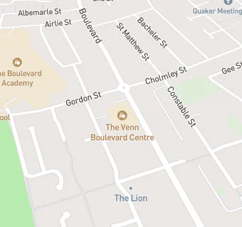 map for The Boulevard Centre