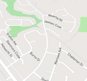 map for Peel House Medical Practice - Baxenden Branch Site