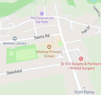 map for Methley Primary School